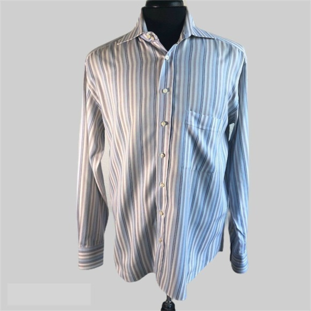 Artigiano Men's Dress Striped Shirt Size 16 ½ -‎ 42